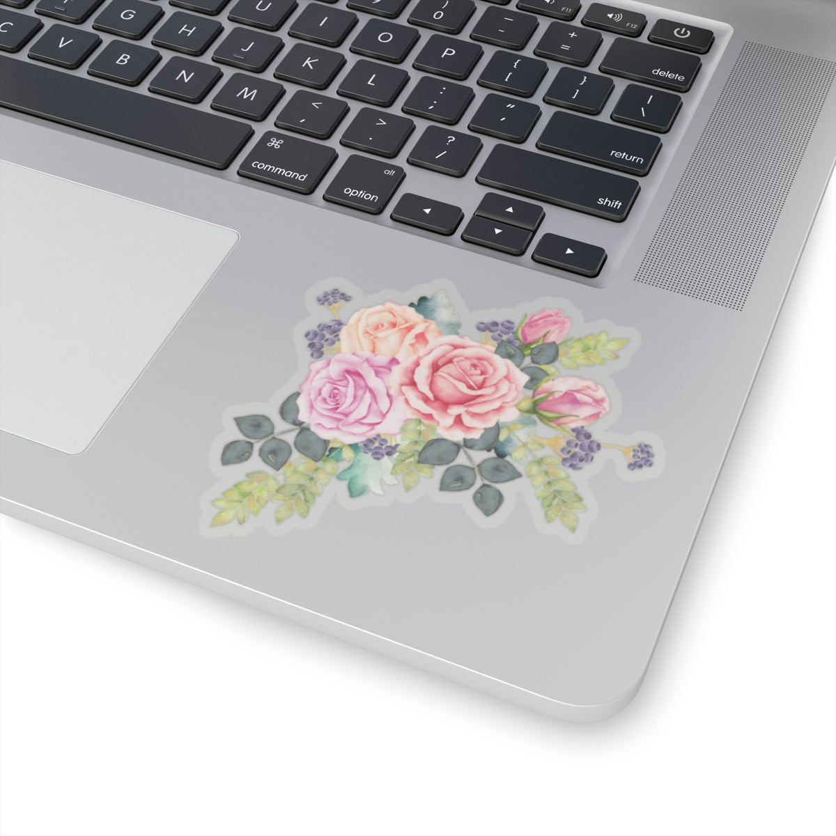 Floral Kiss-Cut Stickers | Elegant Rose Design for Decor & Gifts