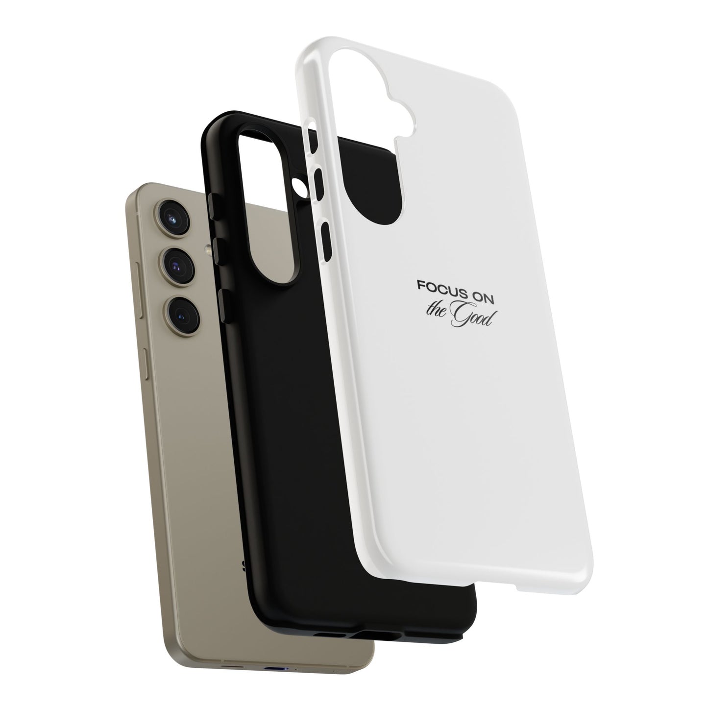 Inspirational Phone Case - "Focus on the Good" | Positive Vibes Smartphone Cover