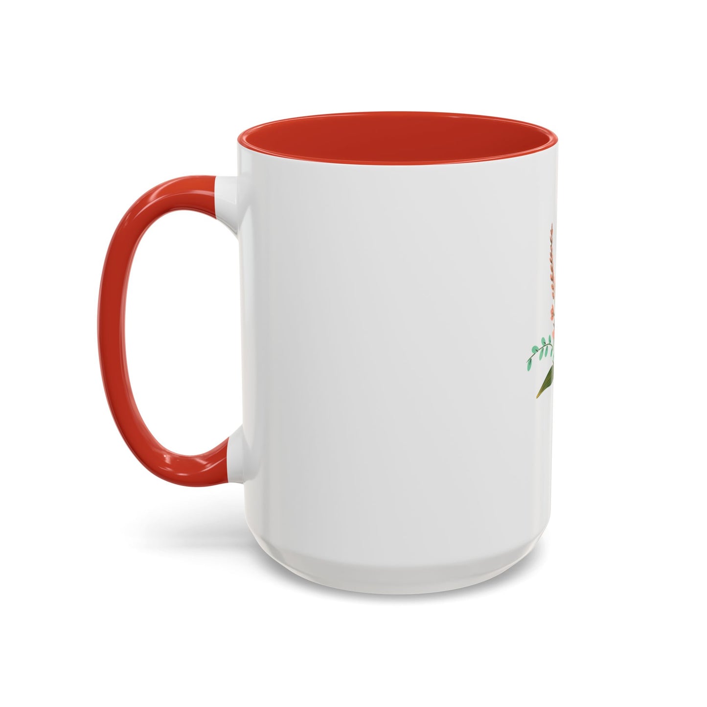 Taza de café con detalles florales: 11 oz y 15 oz: regalo perfecto para los amantes de la naturaleza