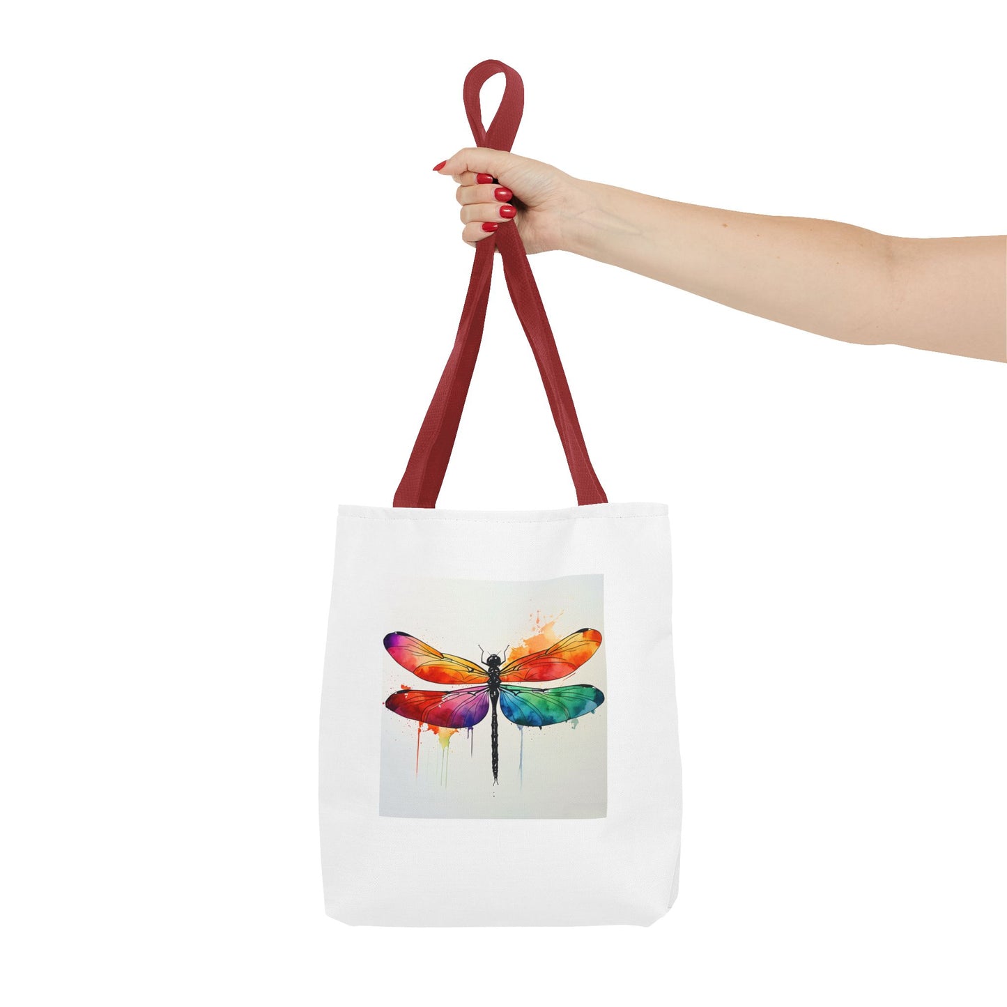 Colorful Dragonfly Art Tote Bag | Nature-Inspired Carryall for Outdoor Enthusiasts