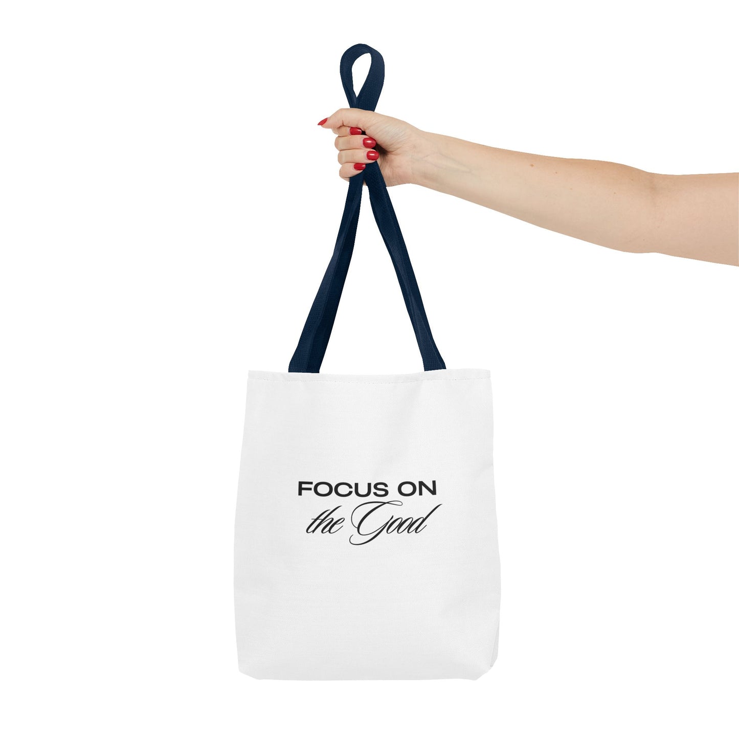 Inspirational Tote Bag - 'Focus on the Good' | Motivational Canvas Bag