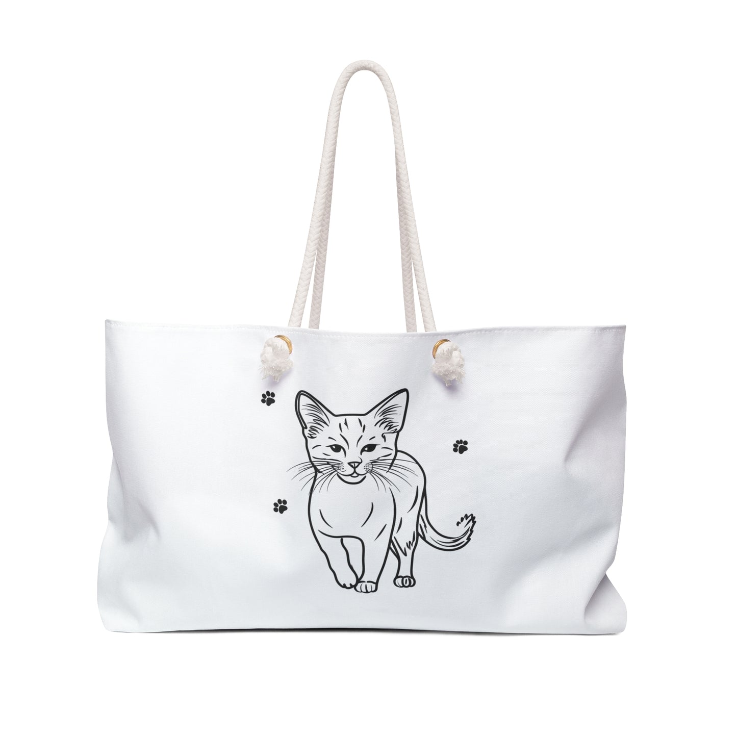 Cute Cat Weekender Bag | Perfect for Pet Lovers & Travel Enthusiasts
