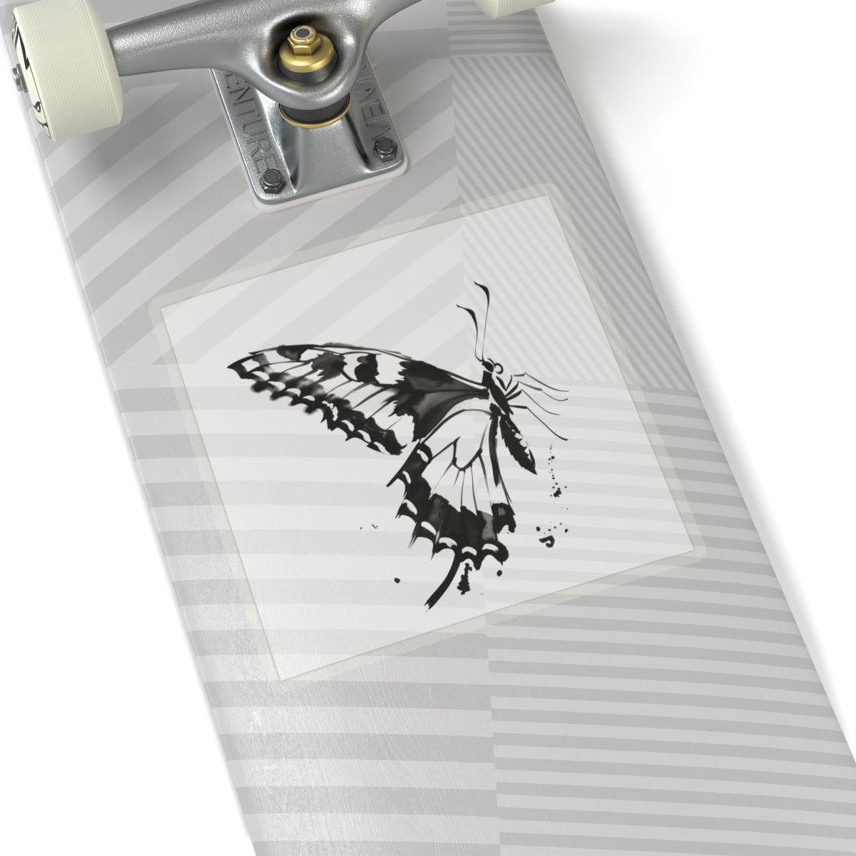 Elegantes pegatinas troqueladas de mariposas para personalización y decoración.
