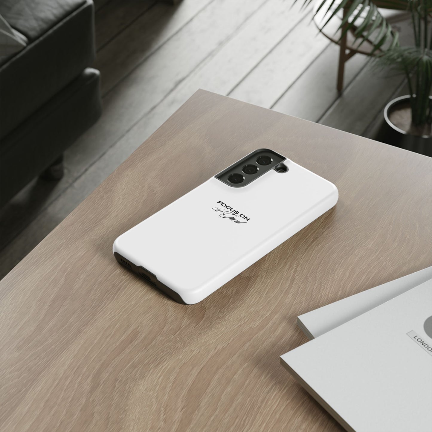 Inspirational Phone Case - "Focus on the Good" | Positive Vibes Smartphone Cover