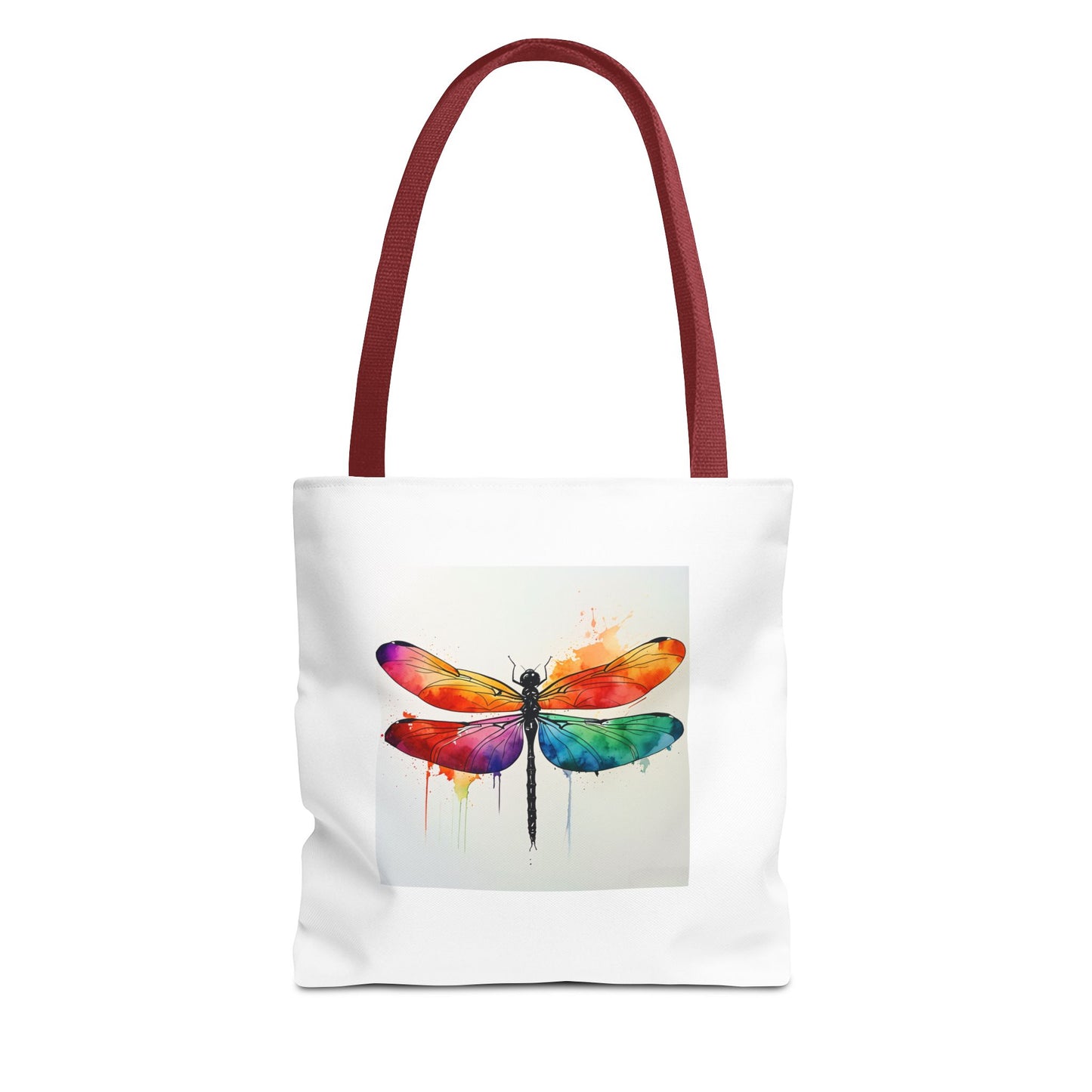 Colorful Dragonfly Art Tote Bag | Nature-Inspired Carryall for Outdoor Enthusiasts