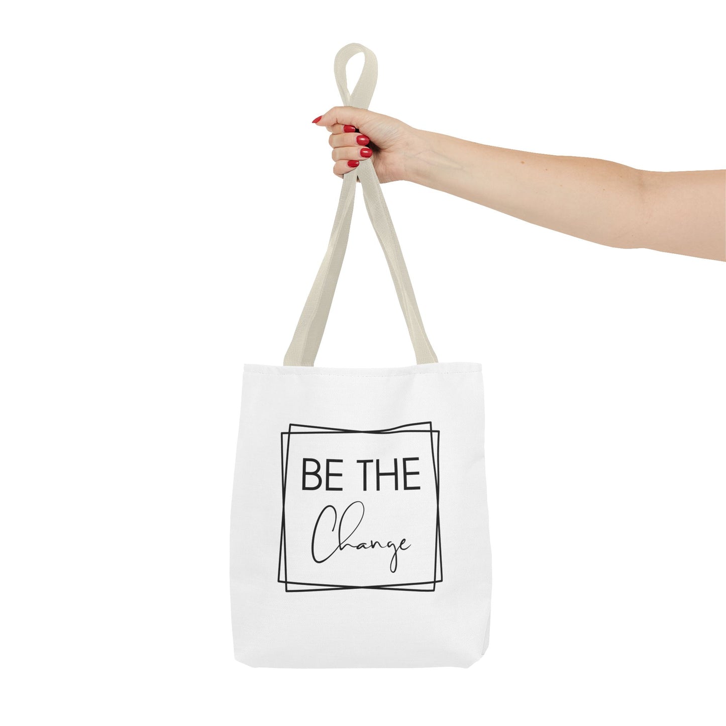 Inspirational Tote Bag - 'Be The Change' | Eco-Friendly & Stylish