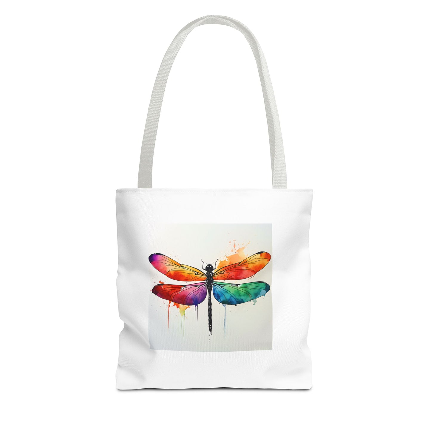 Colorful Dragonfly Art Tote Bag | Nature-Inspired Carryall for Outdoor Enthusiasts