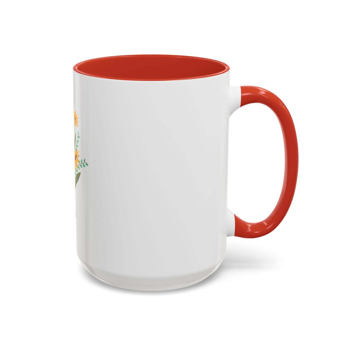 Taza de café con detalles florales: 11 oz y 15 oz: regalo perfecto para los amantes de la naturaleza