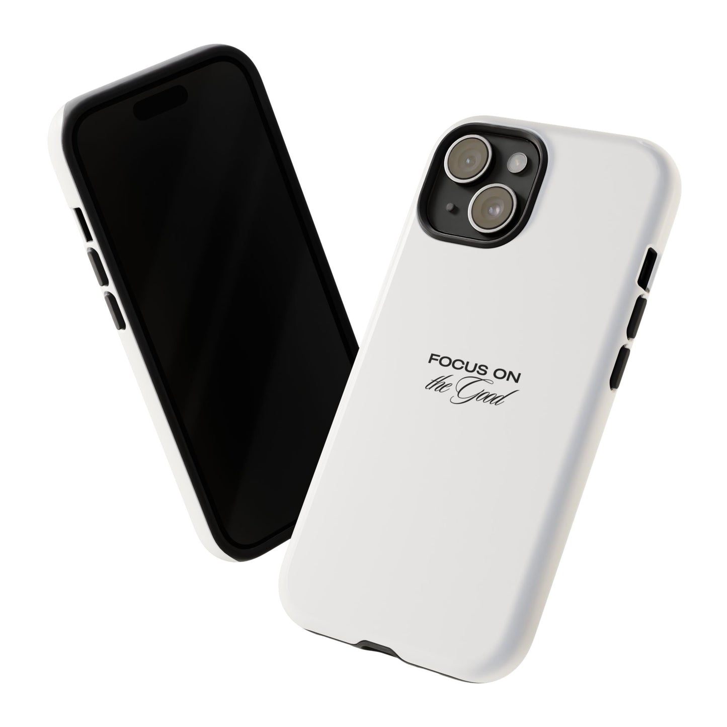 Inspirational Phone Case - "Focus on the Good" | Positive Vibes Smartphone Cover