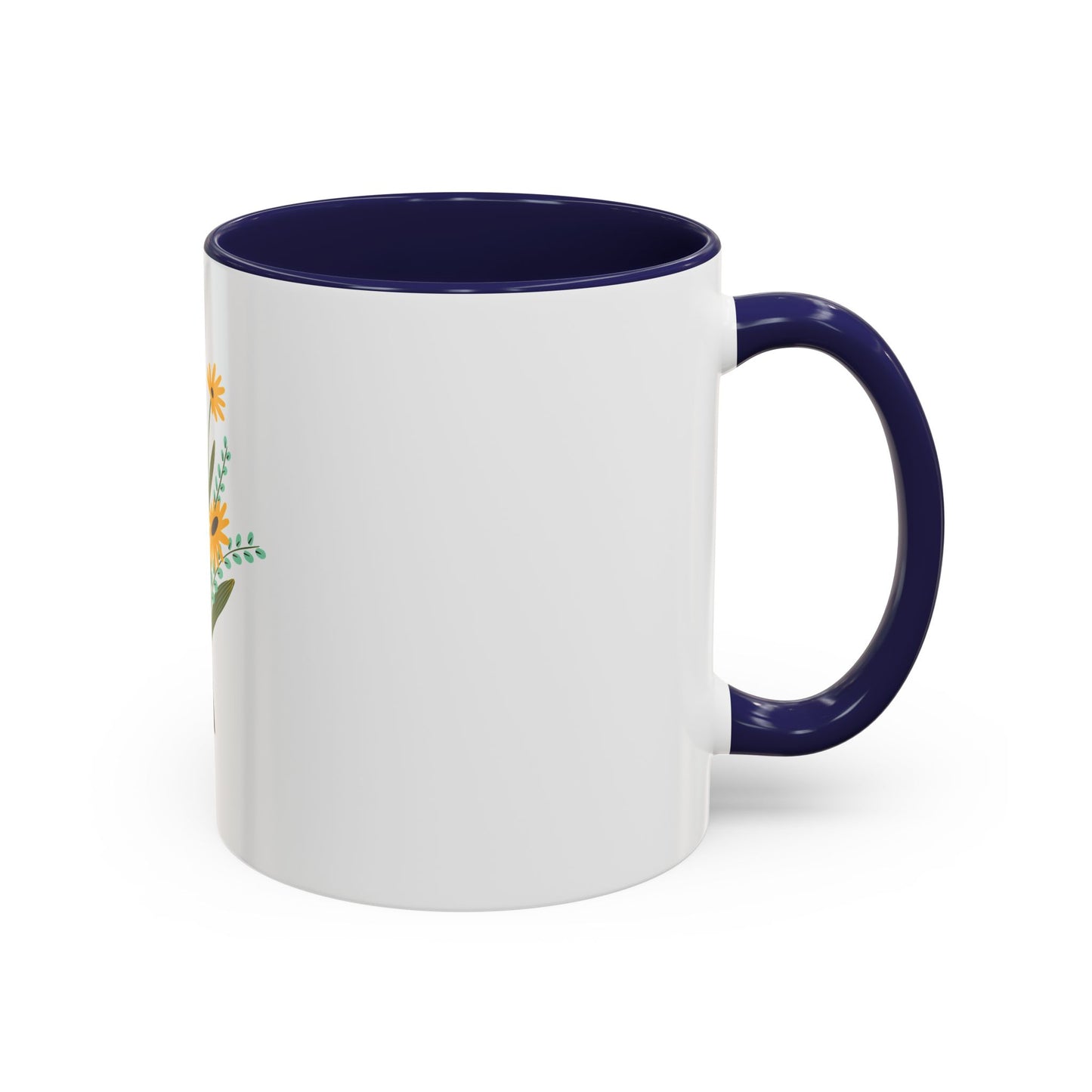 Taza de café con detalles florales: 11 oz y 15 oz: regalo perfecto para los amantes de la naturaleza