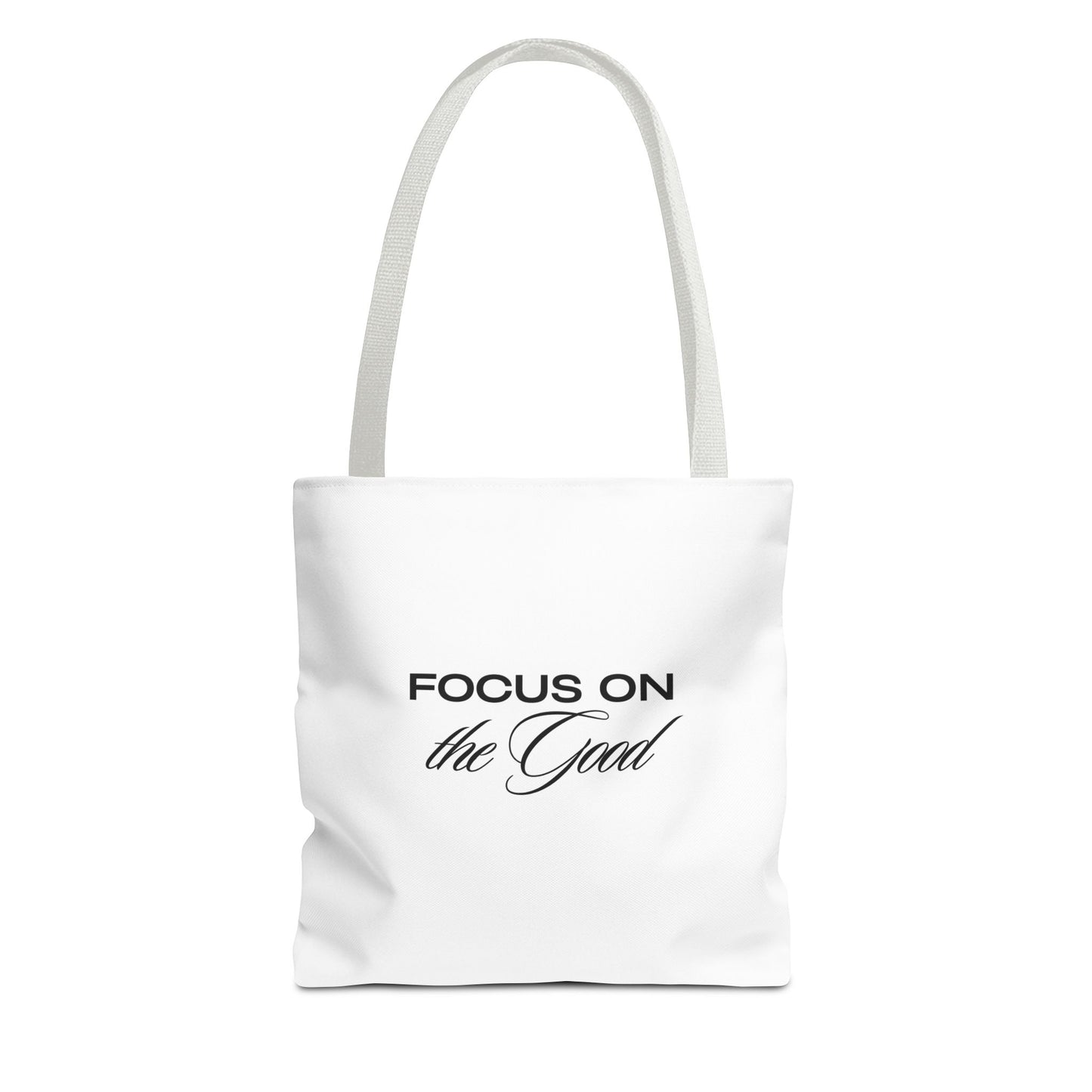 Inspirational Tote Bag - 'Focus on the Good' | Motivational Canvas Bag