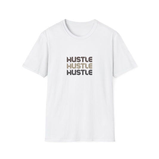 Camiseta unisex Hustle Softstyle: camiseta motivacional para emprendedores