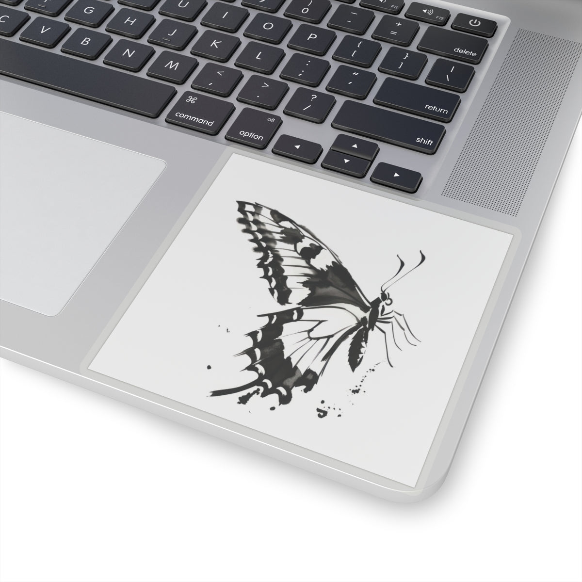 Elegantes pegatinas troqueladas de mariposas para personalización y decoración.