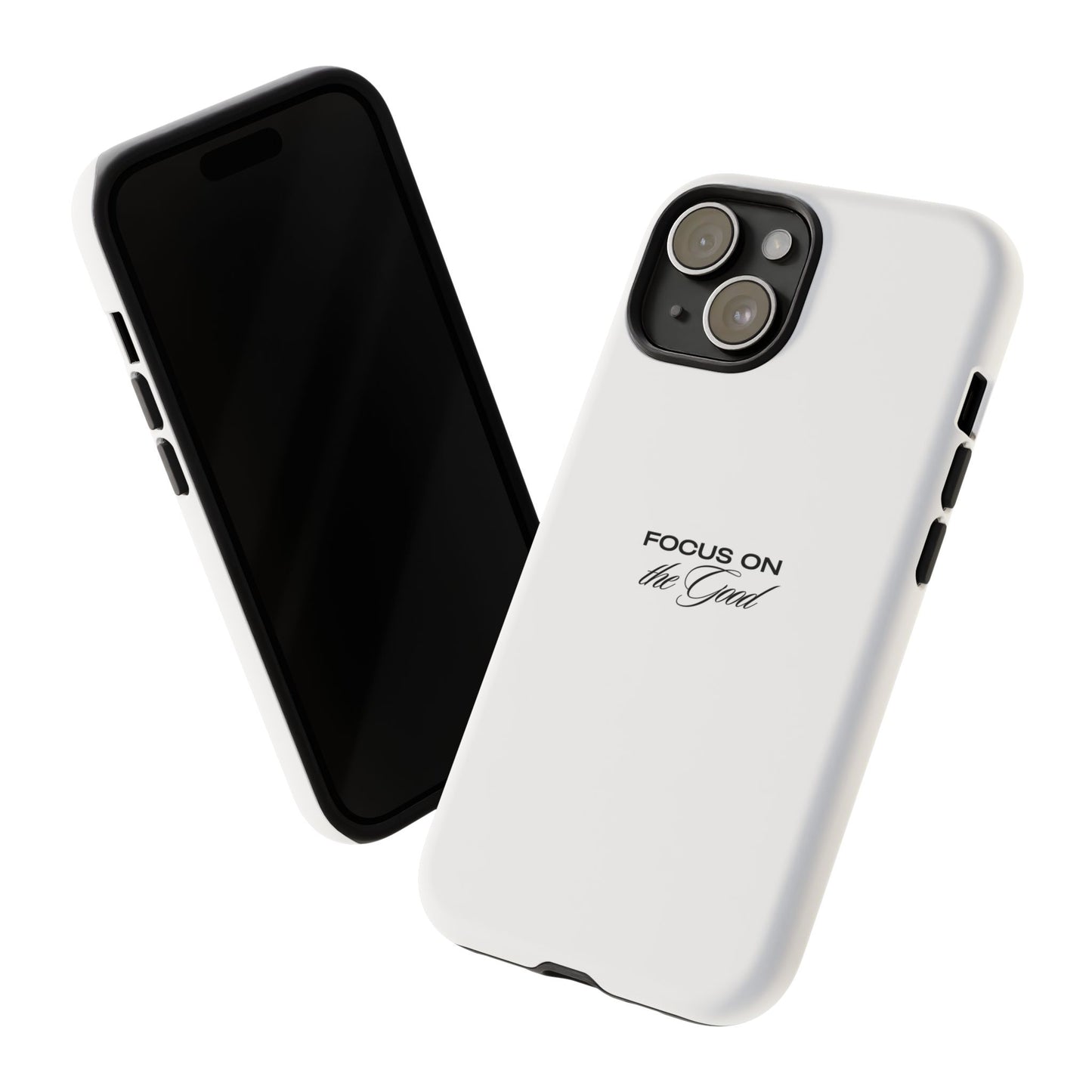 Inspirational Phone Case - "Focus on the Good" | Positive Vibes Smartphone Cover