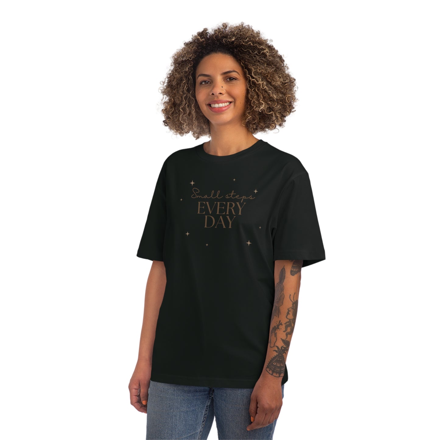 Inspirational Tee - "Small Steps Every Day" | Motivational Graphic Unisex T-Shirt