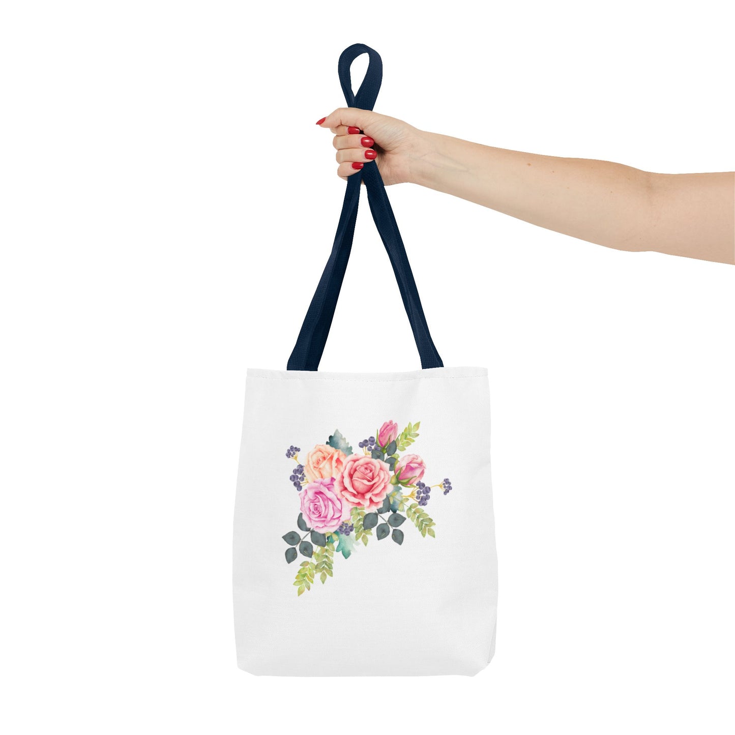 Floral Watercolor Design Tote Bag | Stylish & Functional for Daily Use