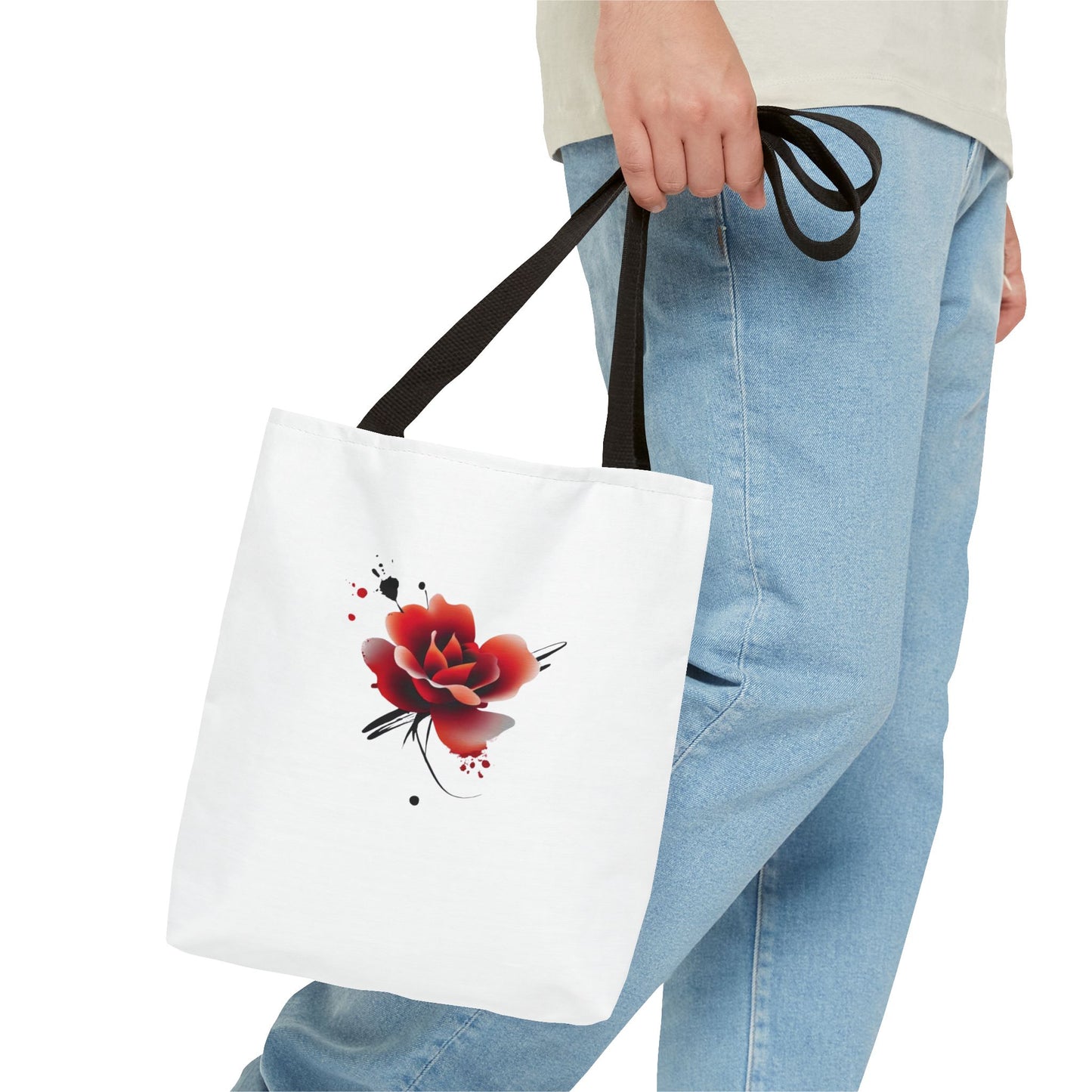 Elegant Floral Tote Bag | Fashionable & Versatile Canvas Accessory