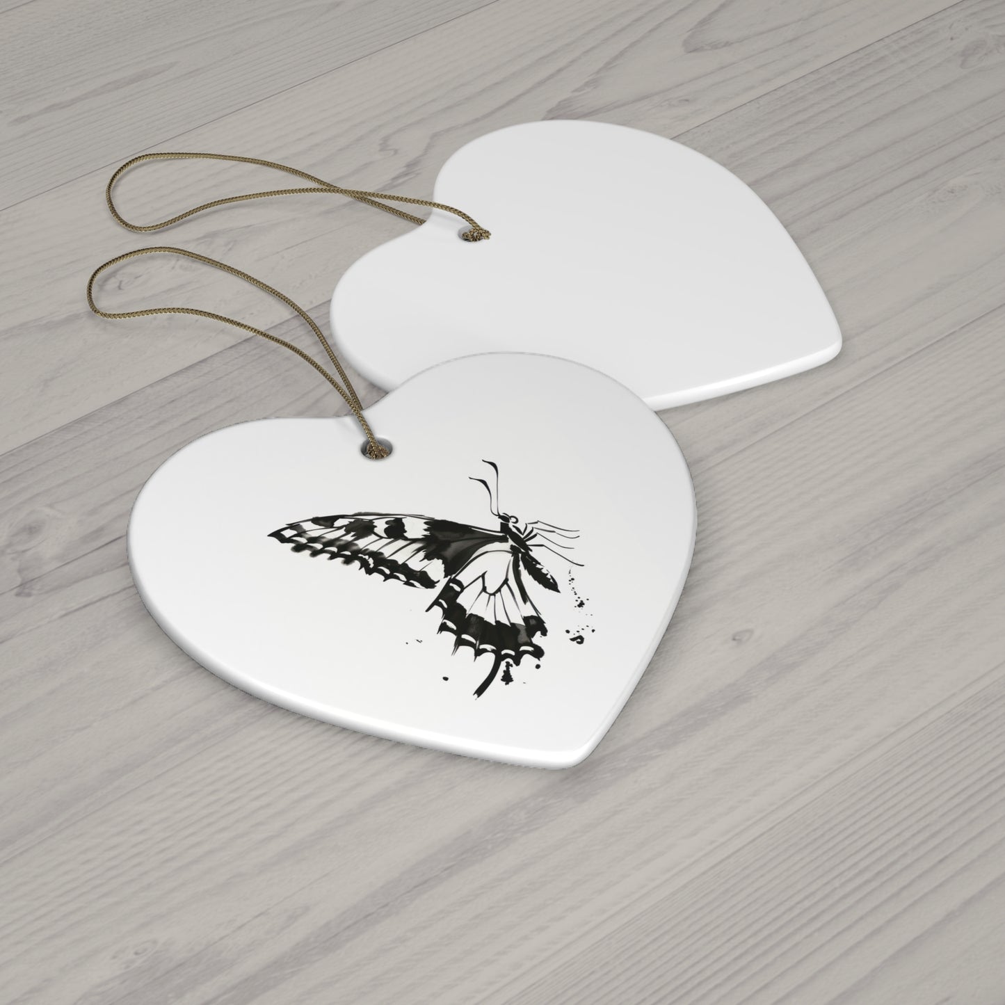 Elegant Butterfly Ceramic Ornament - Perfect for Holidays and Nature Lovers