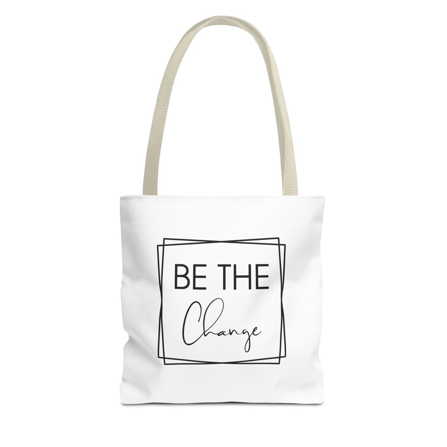 Inspirational Tote Bag - 'Be The Change' | Eco-Friendly & Stylish