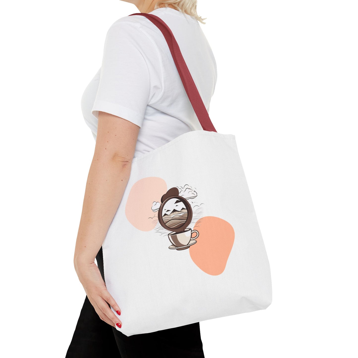 Bolsa de mano para amantes del café: perfecta para aventuras y uso diario