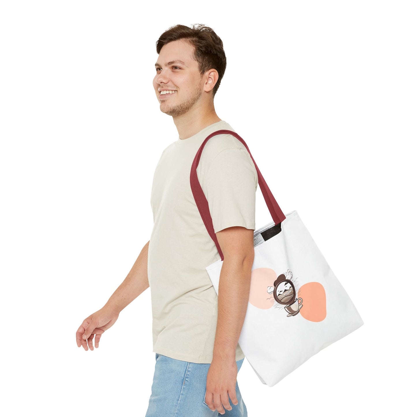 Bolsa de mano para amantes del café: perfecta para aventuras y uso diario
