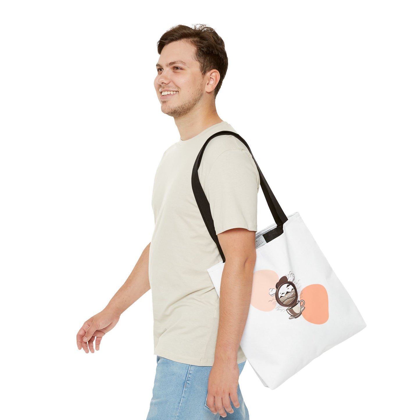 Bolsa de mano para amantes del café: perfecta para aventuras y uso diario