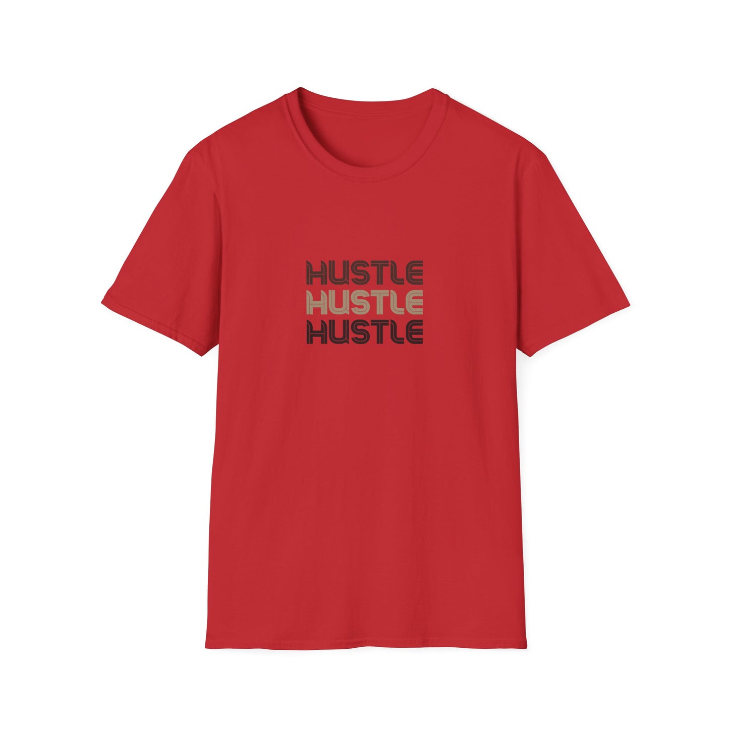 Camiseta unisex Hustle Softstyle: camiseta motivacional para emprendedores