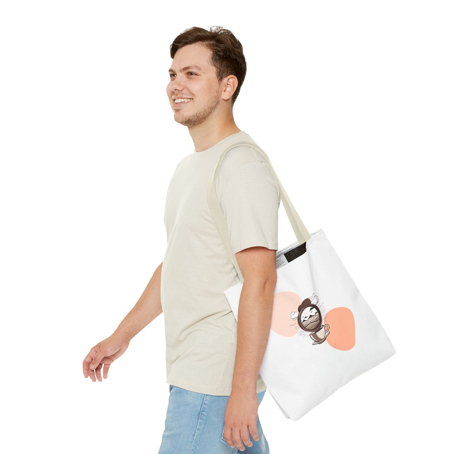 Bolsa de mano para amantes del café: perfecta para aventuras y uso diario
