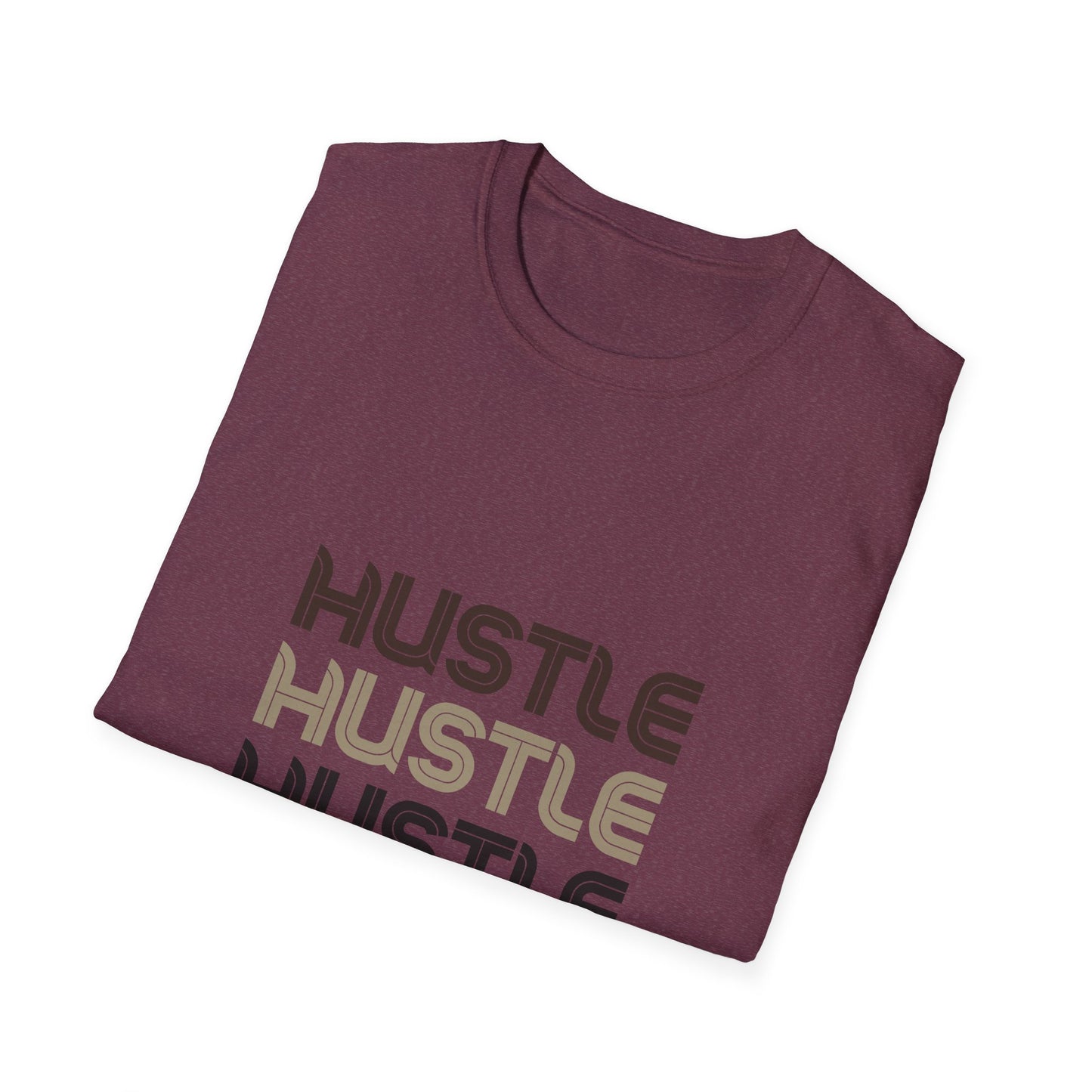 Camiseta unisex Hustle Softstyle: camiseta motivacional para emprendedores