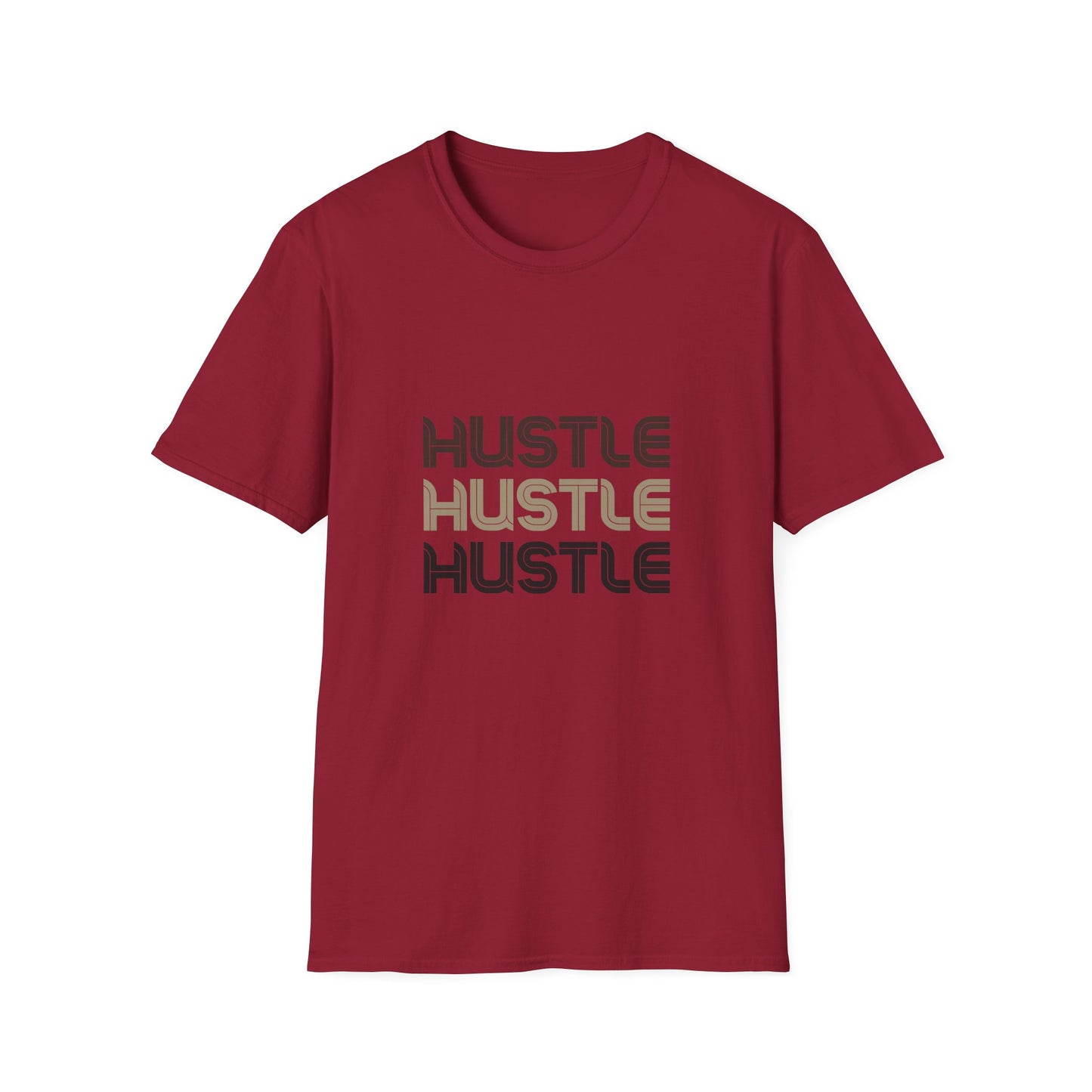 Camiseta unisex Hustle Softstyle: camiseta motivacional para emprendedores