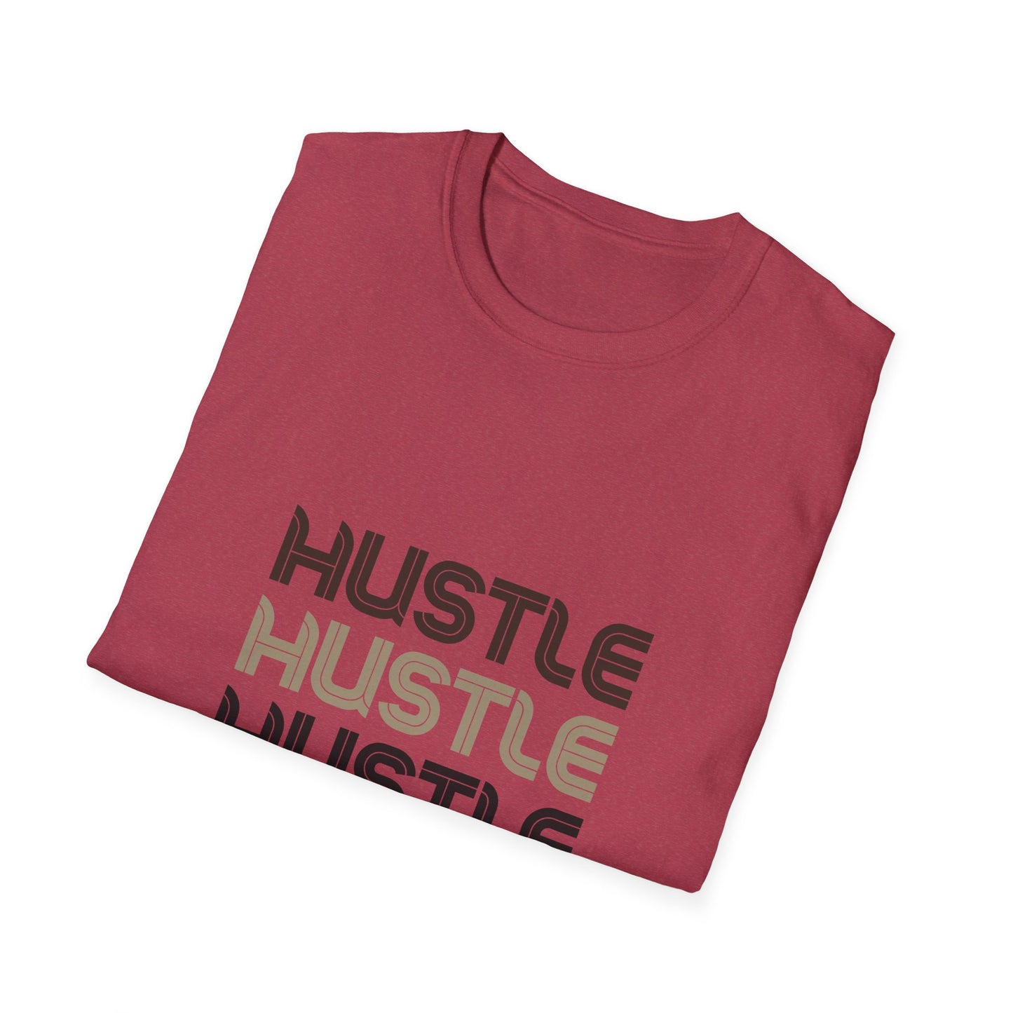 Camiseta unisex Hustle Softstyle: camiseta motivacional para emprendedores