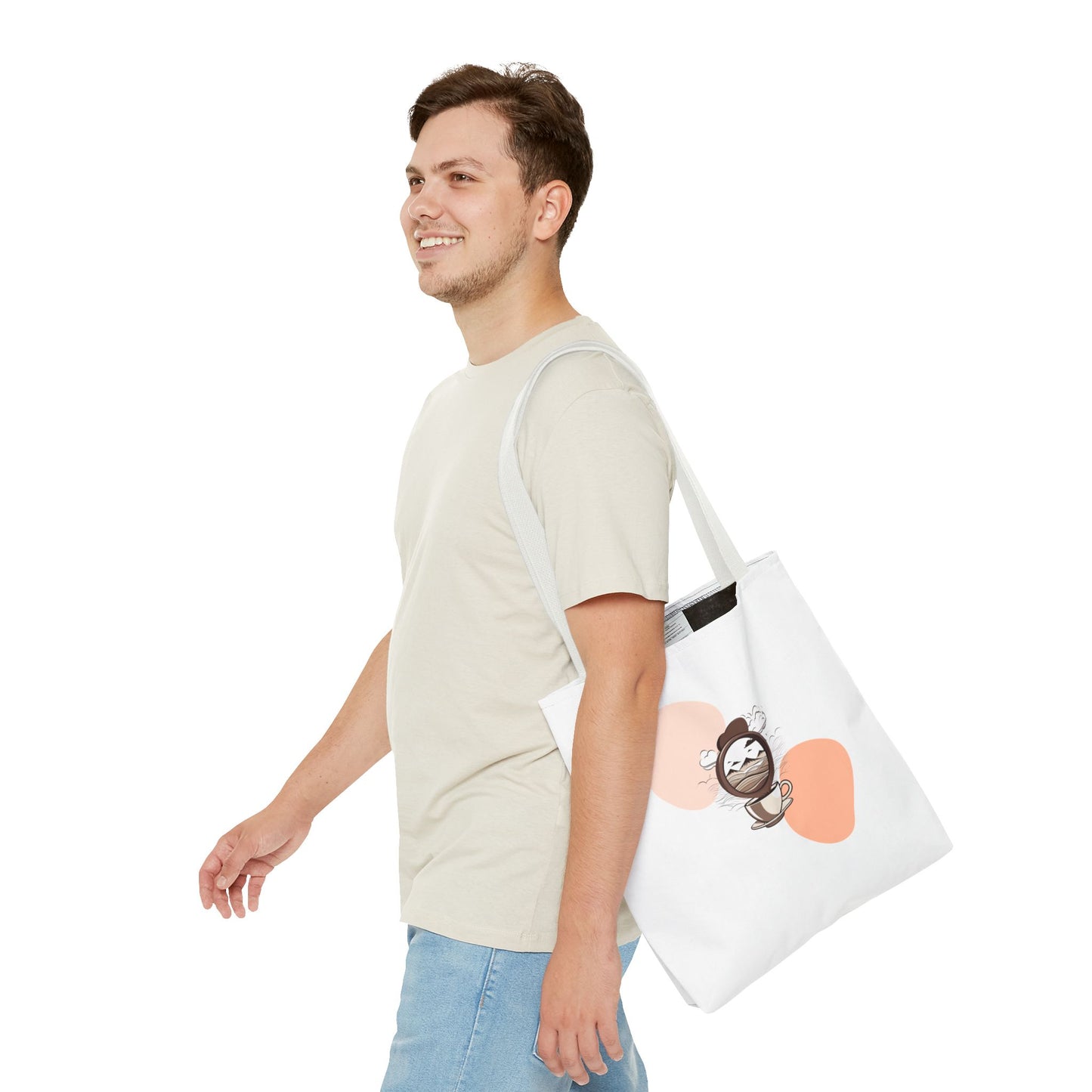 Bolsa de mano para amantes del café: perfecta para aventuras y uso diario
