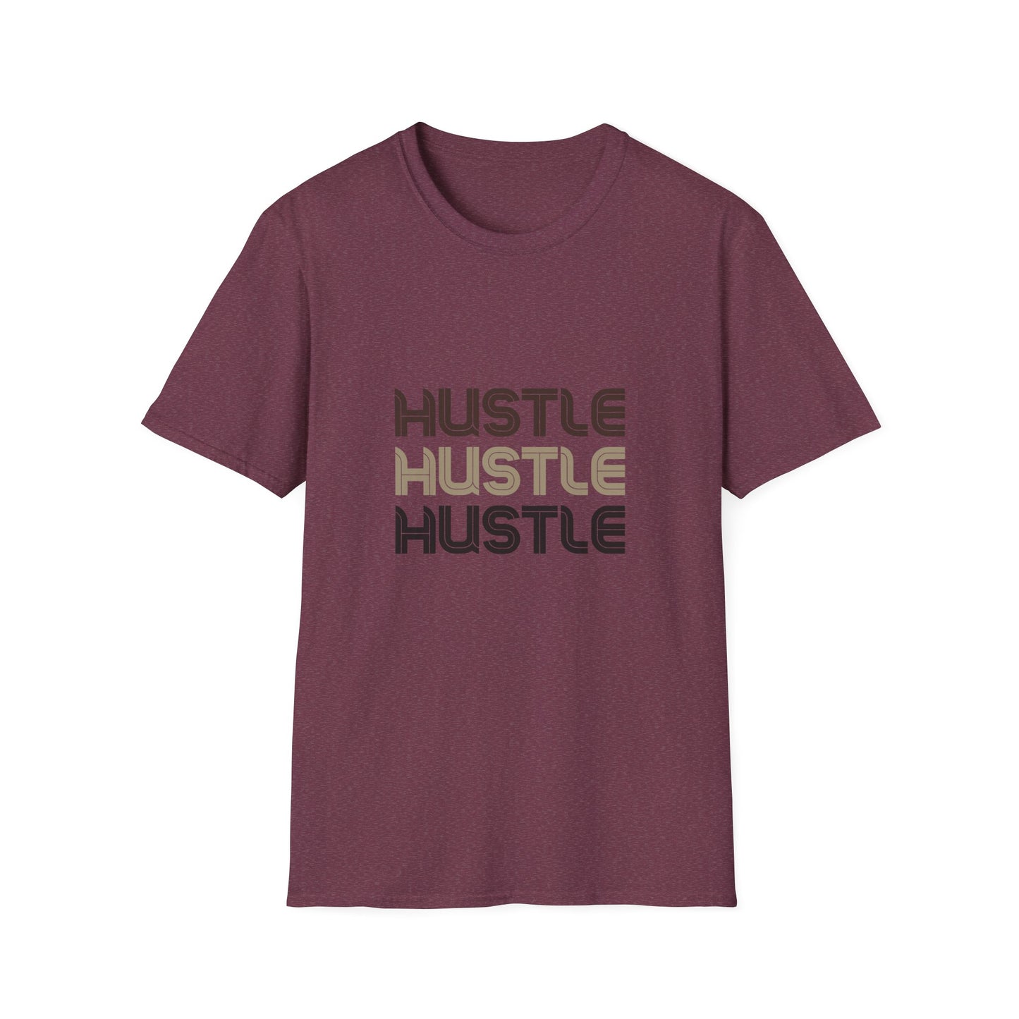 Camiseta unisex Hustle Softstyle: camiseta motivacional para emprendedores