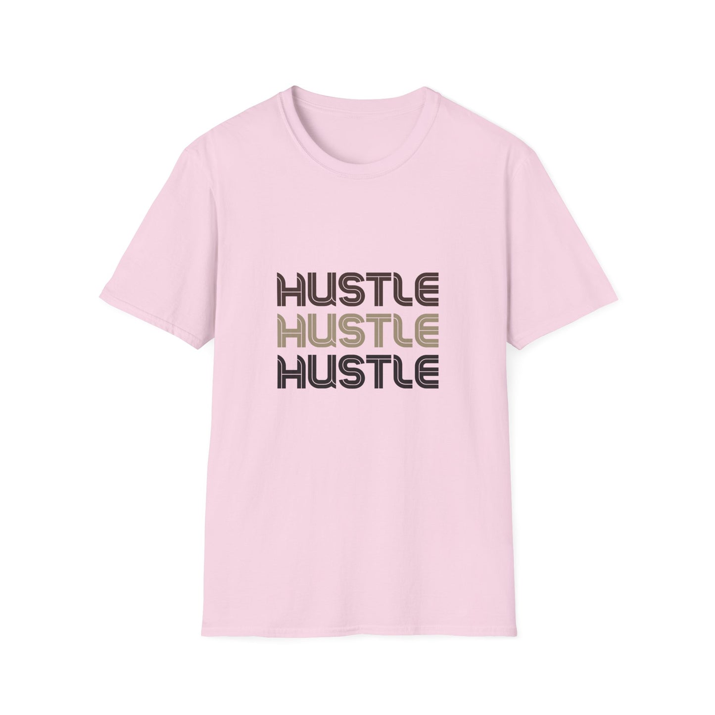 Camiseta unisex Hustle Softstyle: camiseta motivacional para emprendedores