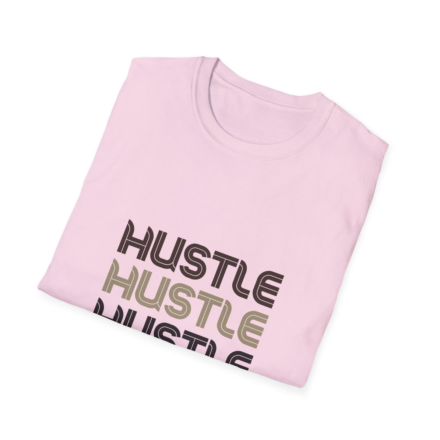 Camiseta unisex Hustle Softstyle: camiseta motivacional para emprendedores