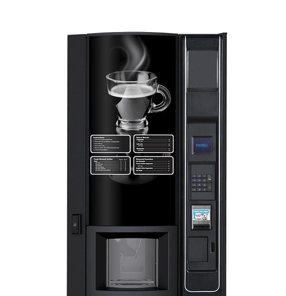 Evoke Coffee Hot Beverage Vending Machine – Free Placement in Broward & Miami-Dade