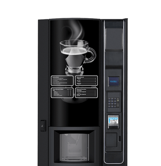 Evoke Coffee Hot Beverage Vending Machine – Free Placement in Broward & Miami-Dade